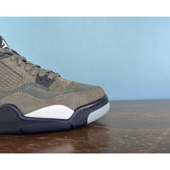 Nike Air Jordan 4 Retro SE Craft Medium Olive Size 6.5Y/Women’s Sz 8 FB9928-200 - Picture 5 of 11